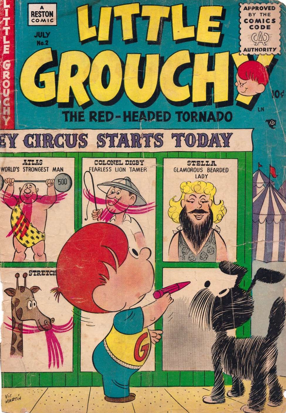 Comic Book Cover For Little Grouchy 2