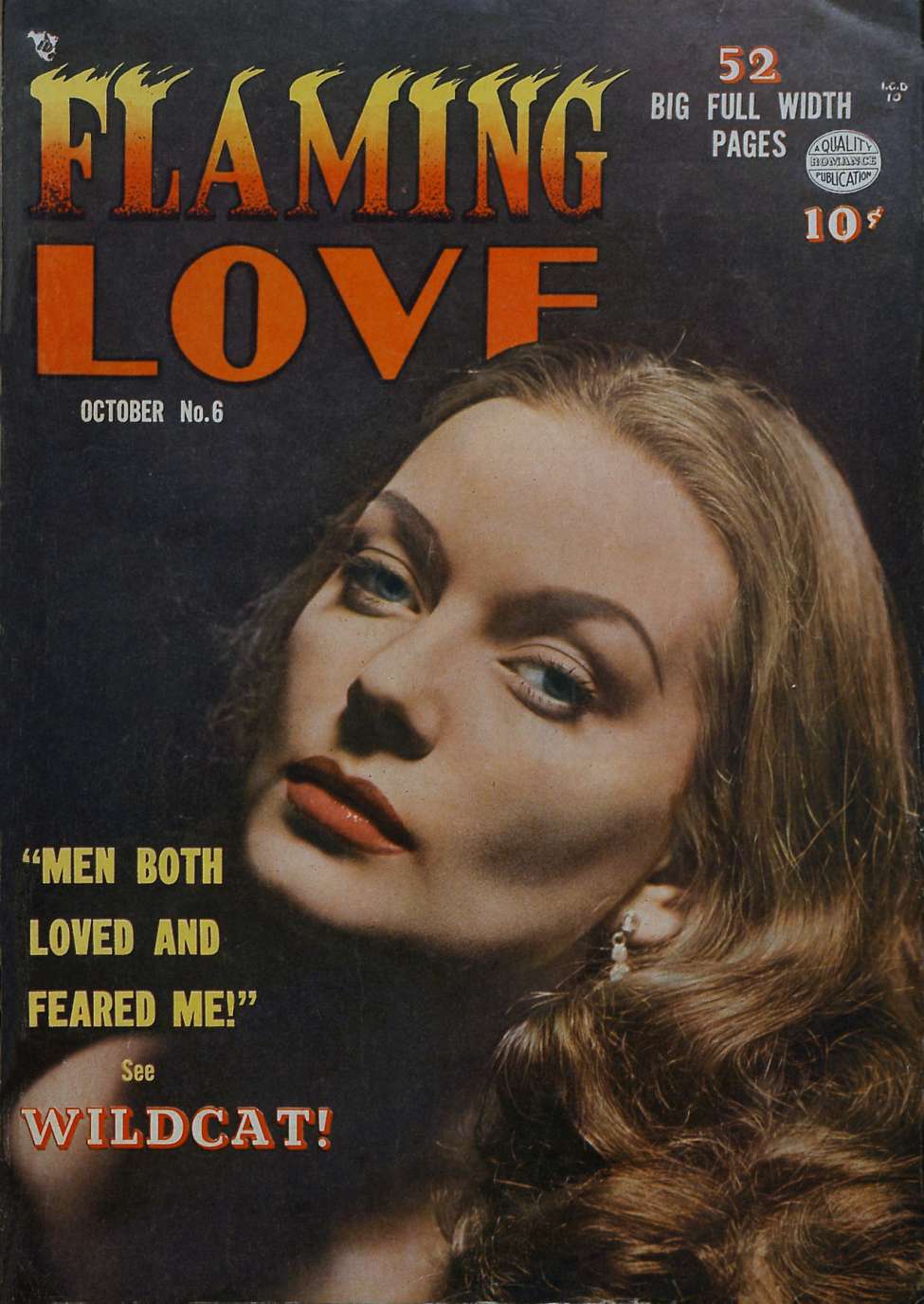 Comic Book Cover For Flaming Love 6