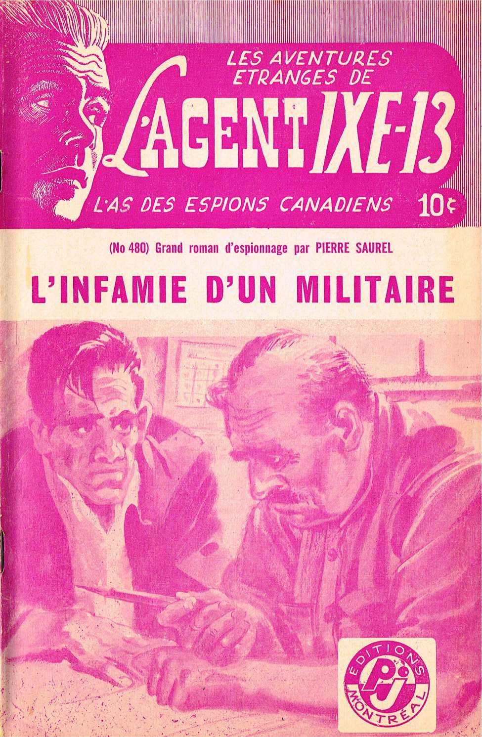 Book Cover For L'Agent IXE-13 v2 480 - L'infamie d'un militaire