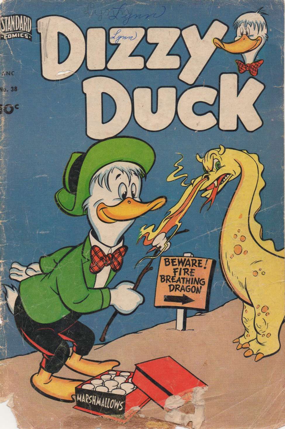 Comic Book Cover For Dizzy Duck 38