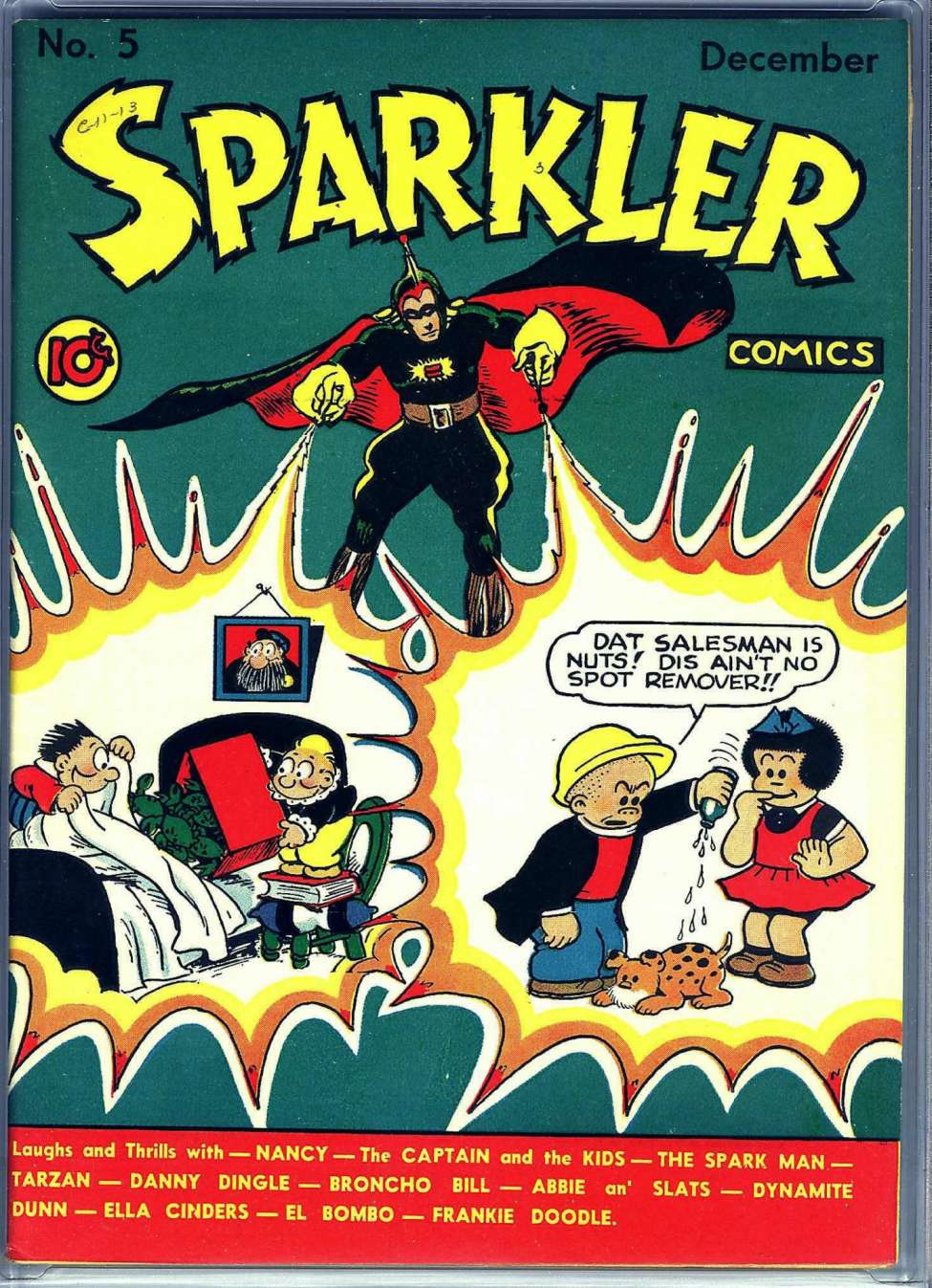 Comic Book Cover For Sparkler Comics 5