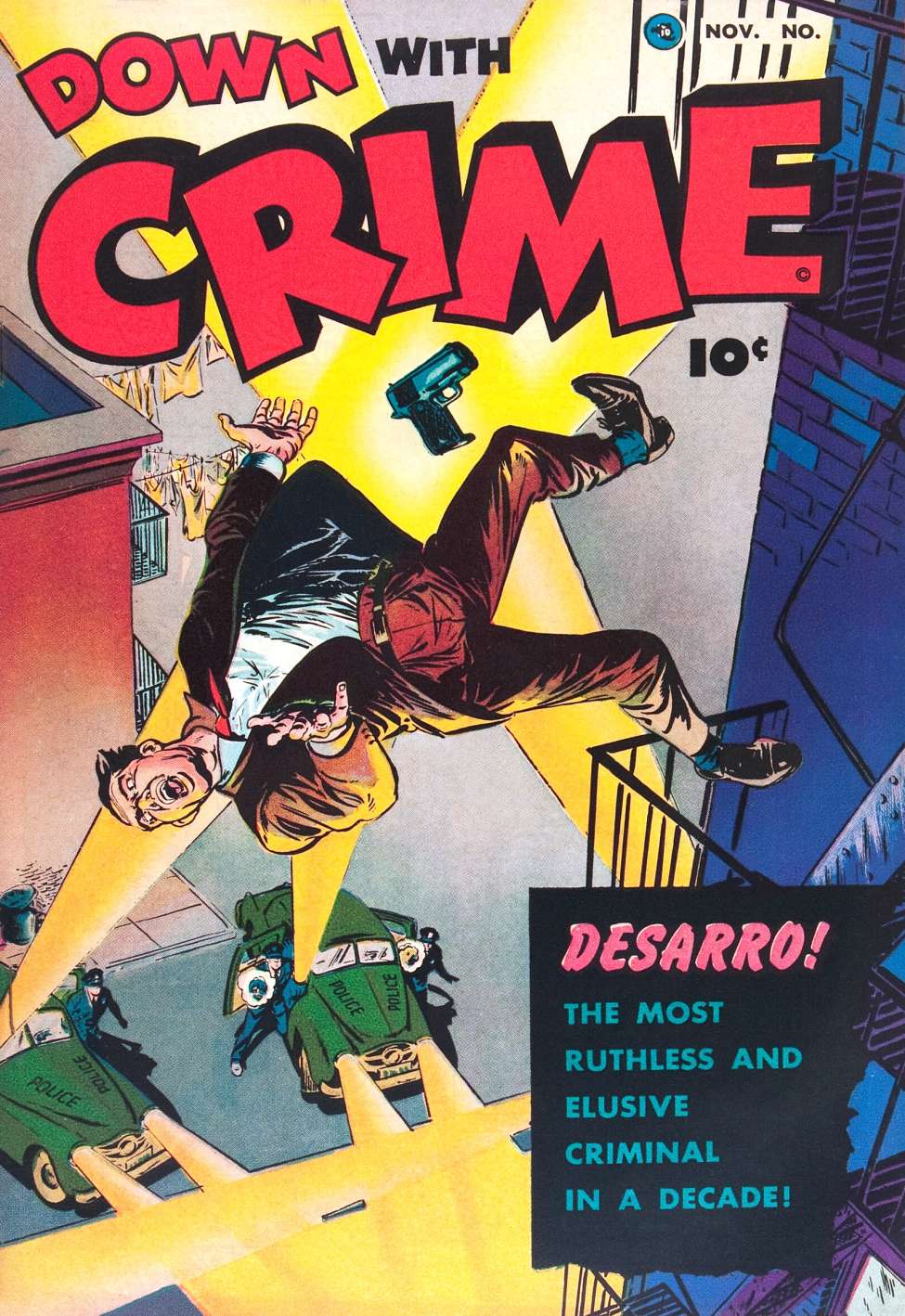 Book Cover For Down with Crime 1 - Version 2