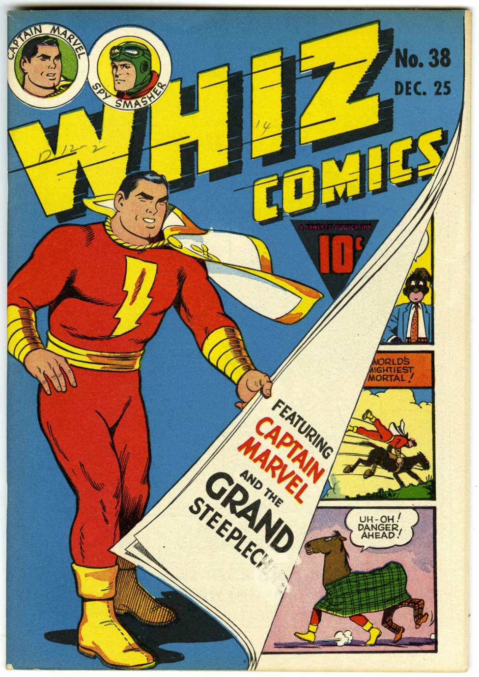 Comic Book Cover For Whiz Comics 38 (paper/2fiche)