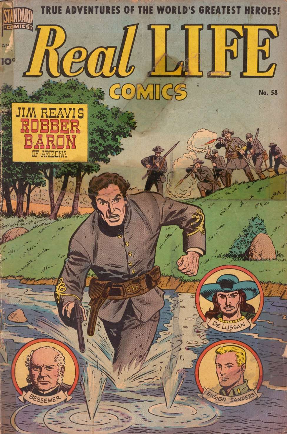 Comic Book Cover For Real Life Comics 58 - Version 1