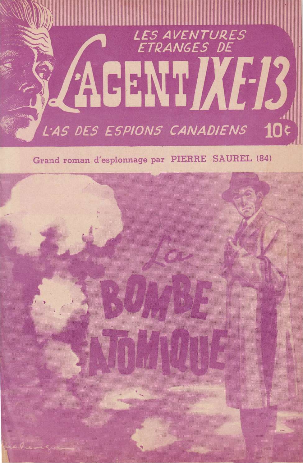 Comic Book Cover For L'Agent IXE-13 v2 84 - La bombe atomique