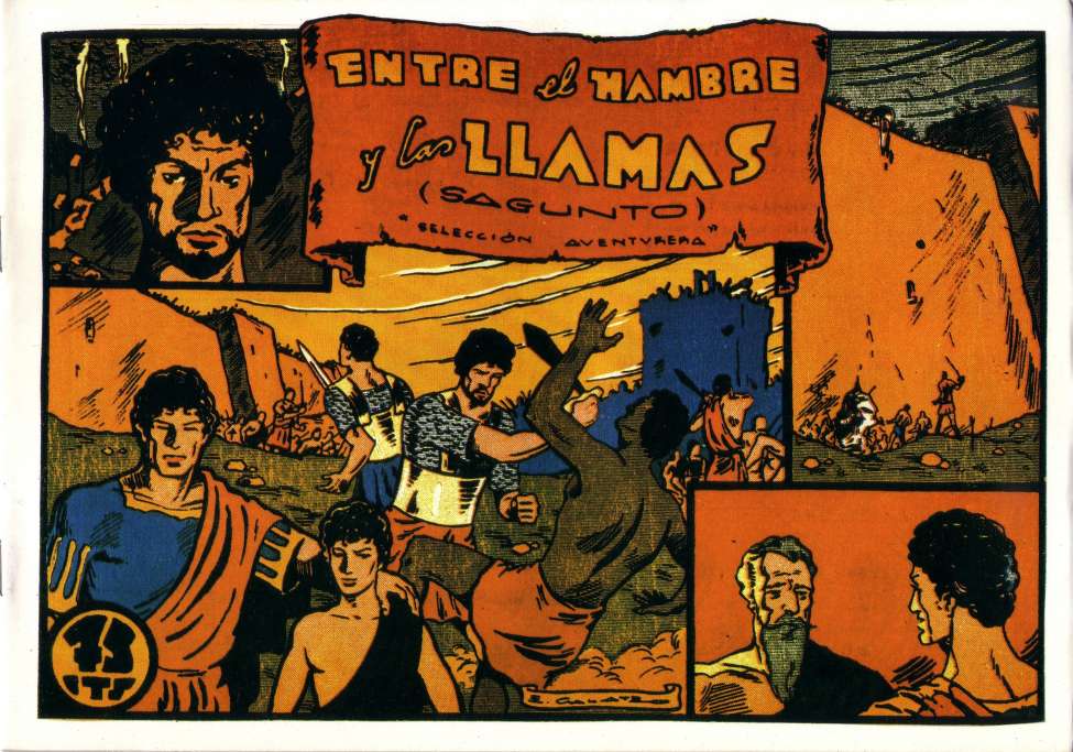 Comic Book Cover For Selección aventurera 15 - Entre el hambre y las llamas