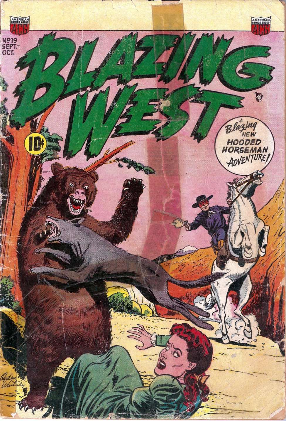 Comic Book Cover For Blazing West 19