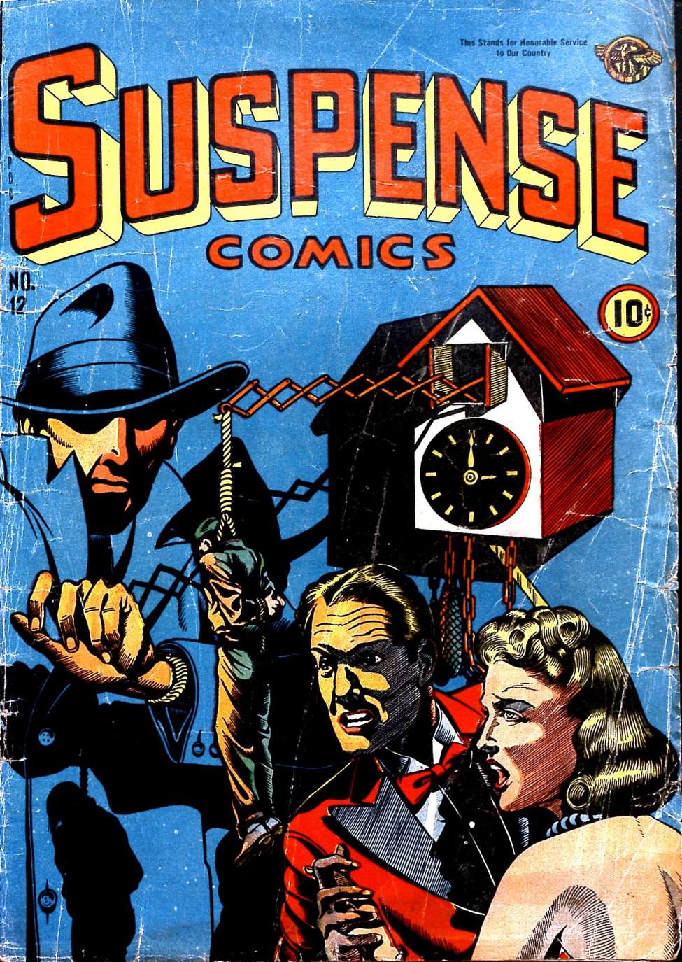 Book Cover For Suspense Comics 12