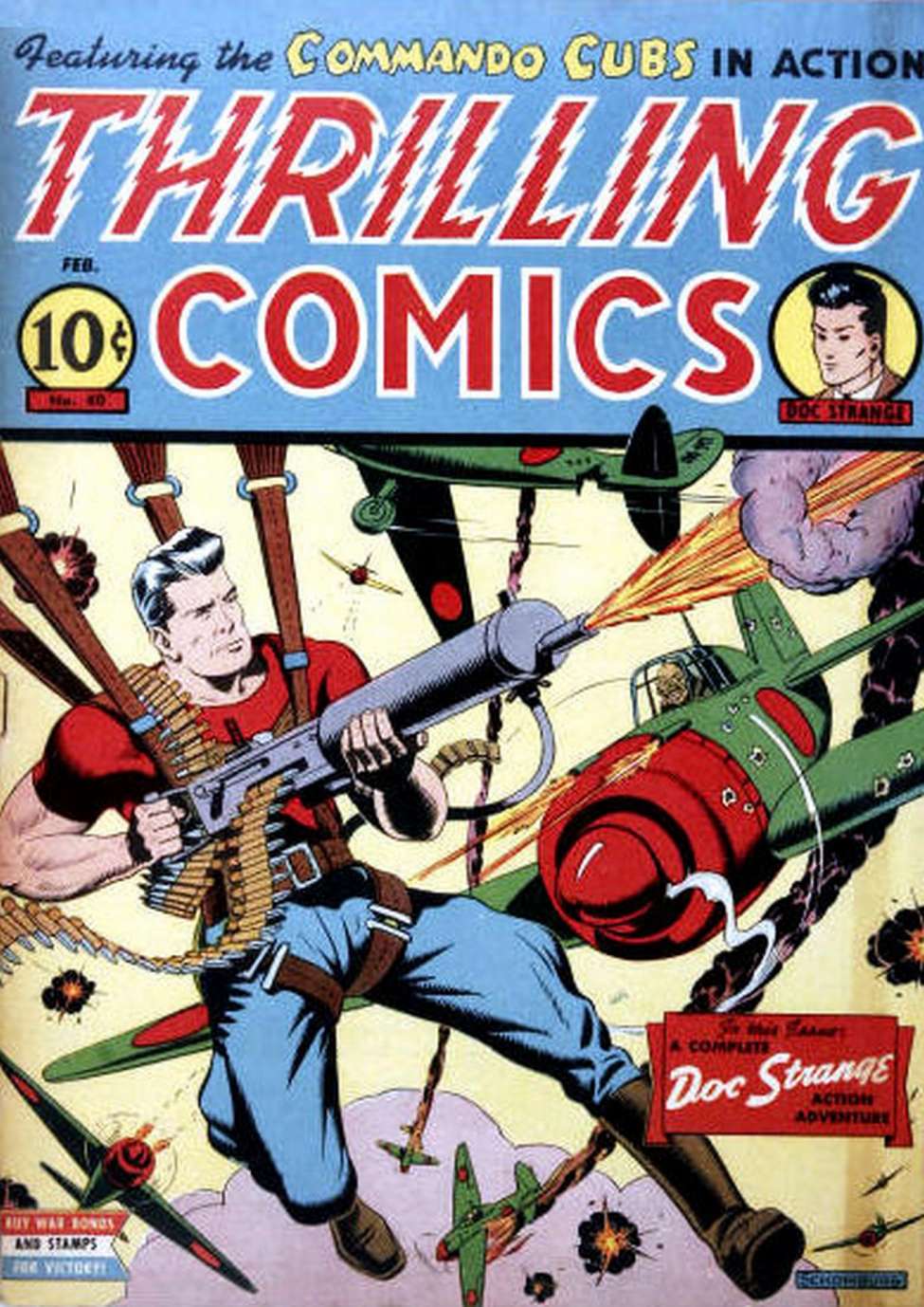 Book Cover For Thrilling Comics 40