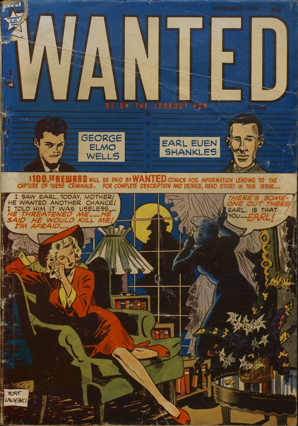 Comic Book Cover For Wanted Comics 23 (alt) - Version 2