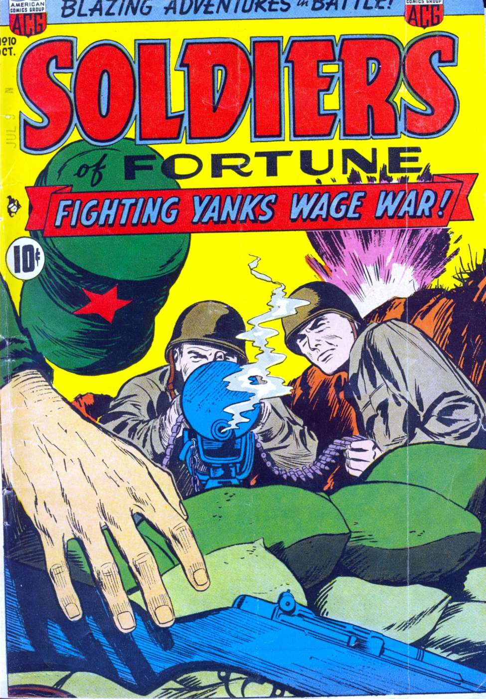 Comic Book Cover For Soldiers of Fortune 10