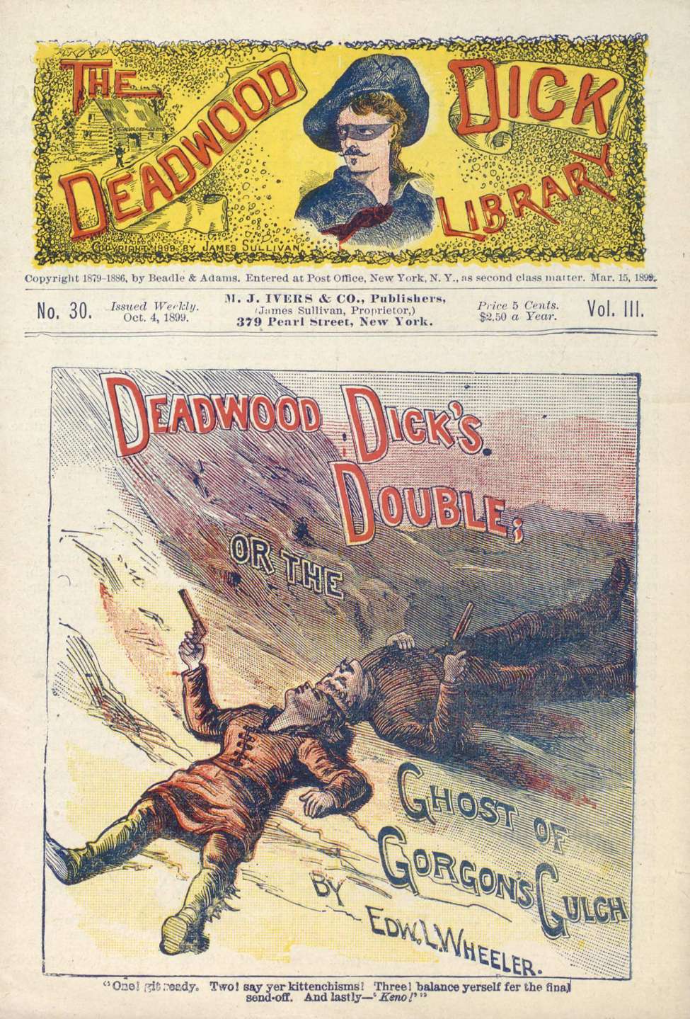 Book Cover For Deadwood Dick Library v2 30 - Deadwood Dick's Double