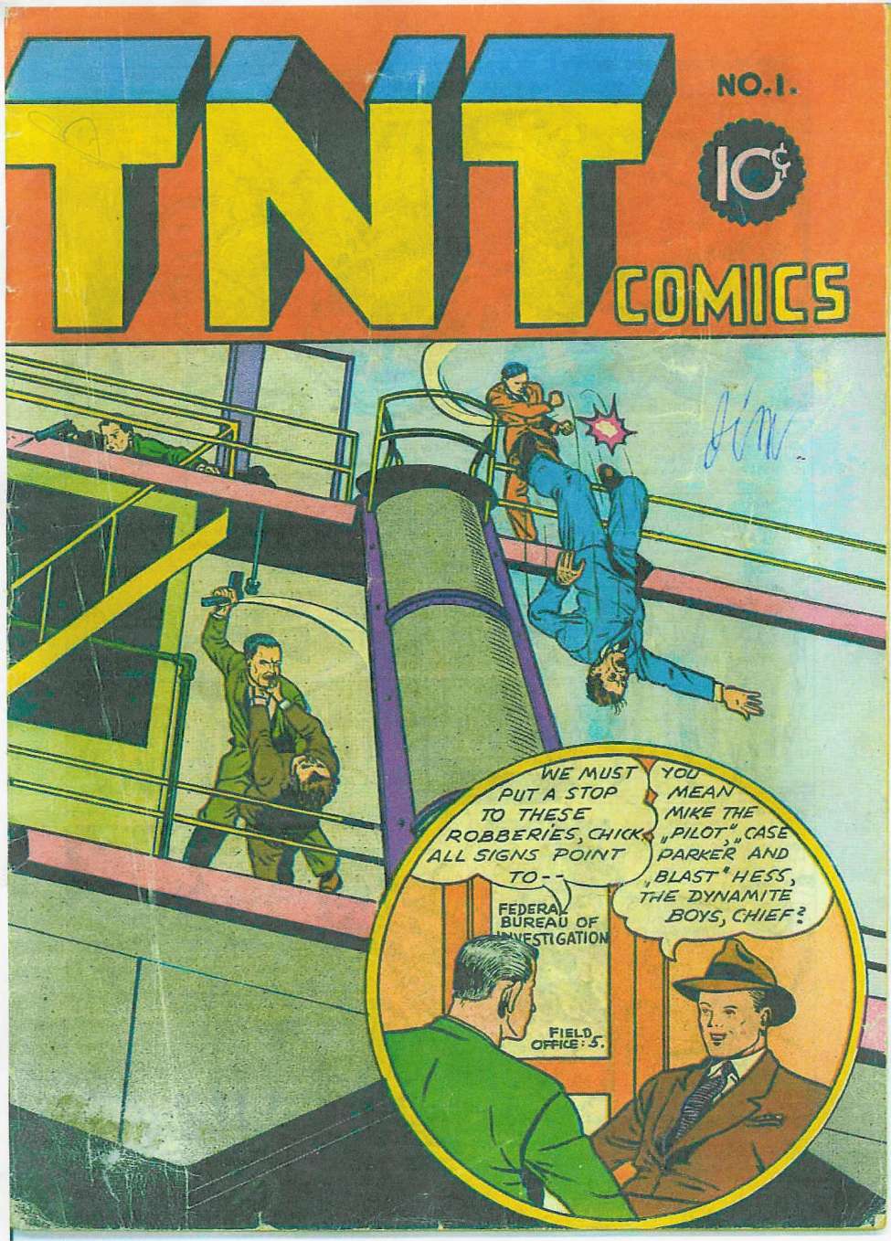 Comic Book Cover For TNT Comics 1 - Version 2