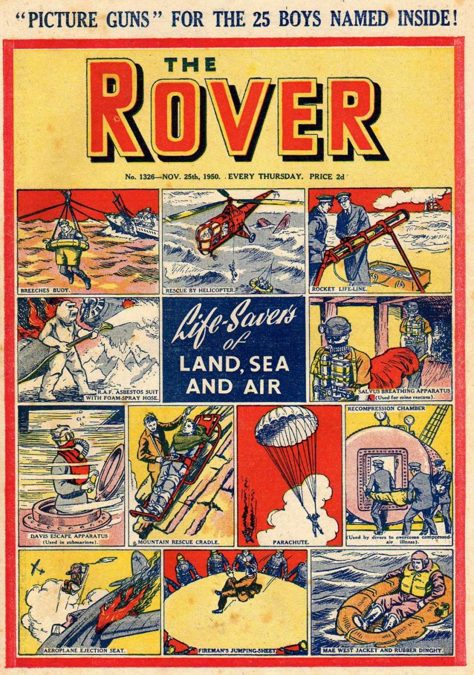 Comic Book Cover For The Rover 1326