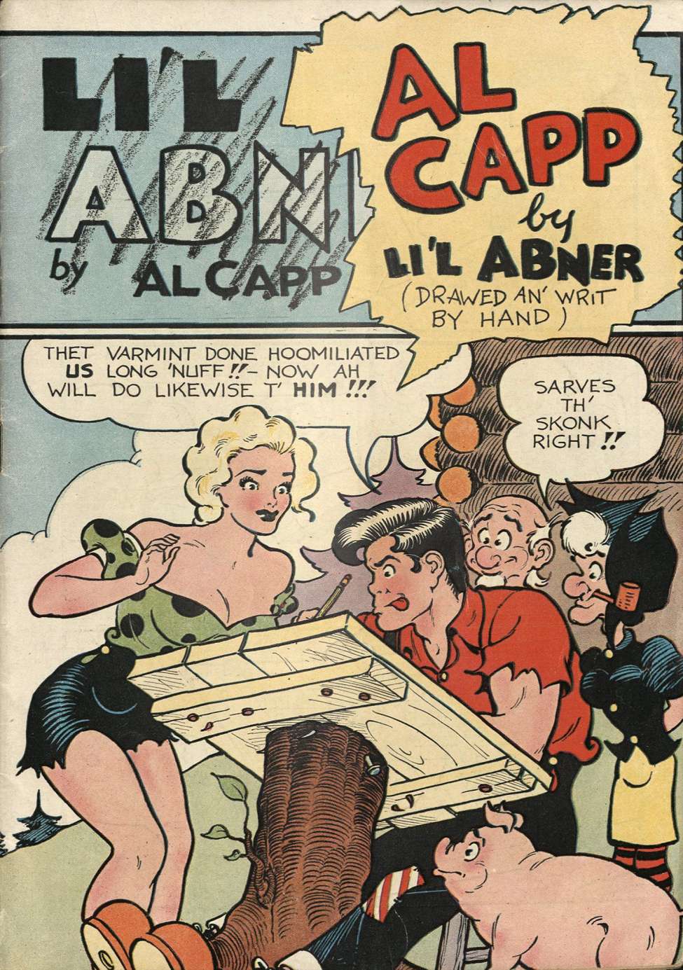 Book Cover For Al Capp By L'il Abner - American Red Cross