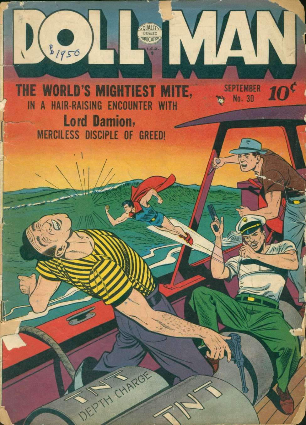 Comic Book Cover For Doll Man 30