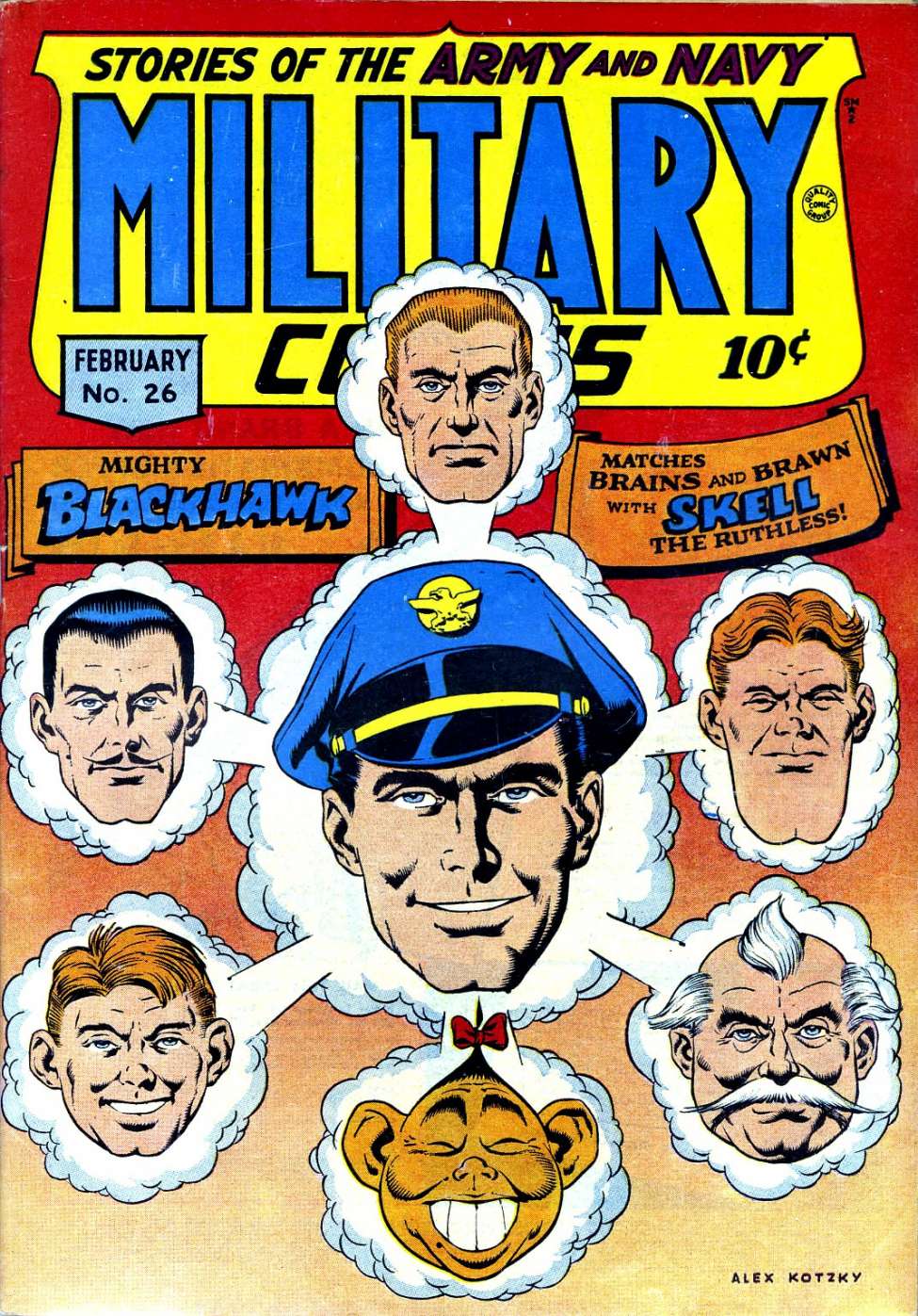 Book Cover For Military Comics 26 (paper/2fiche) - Version 2