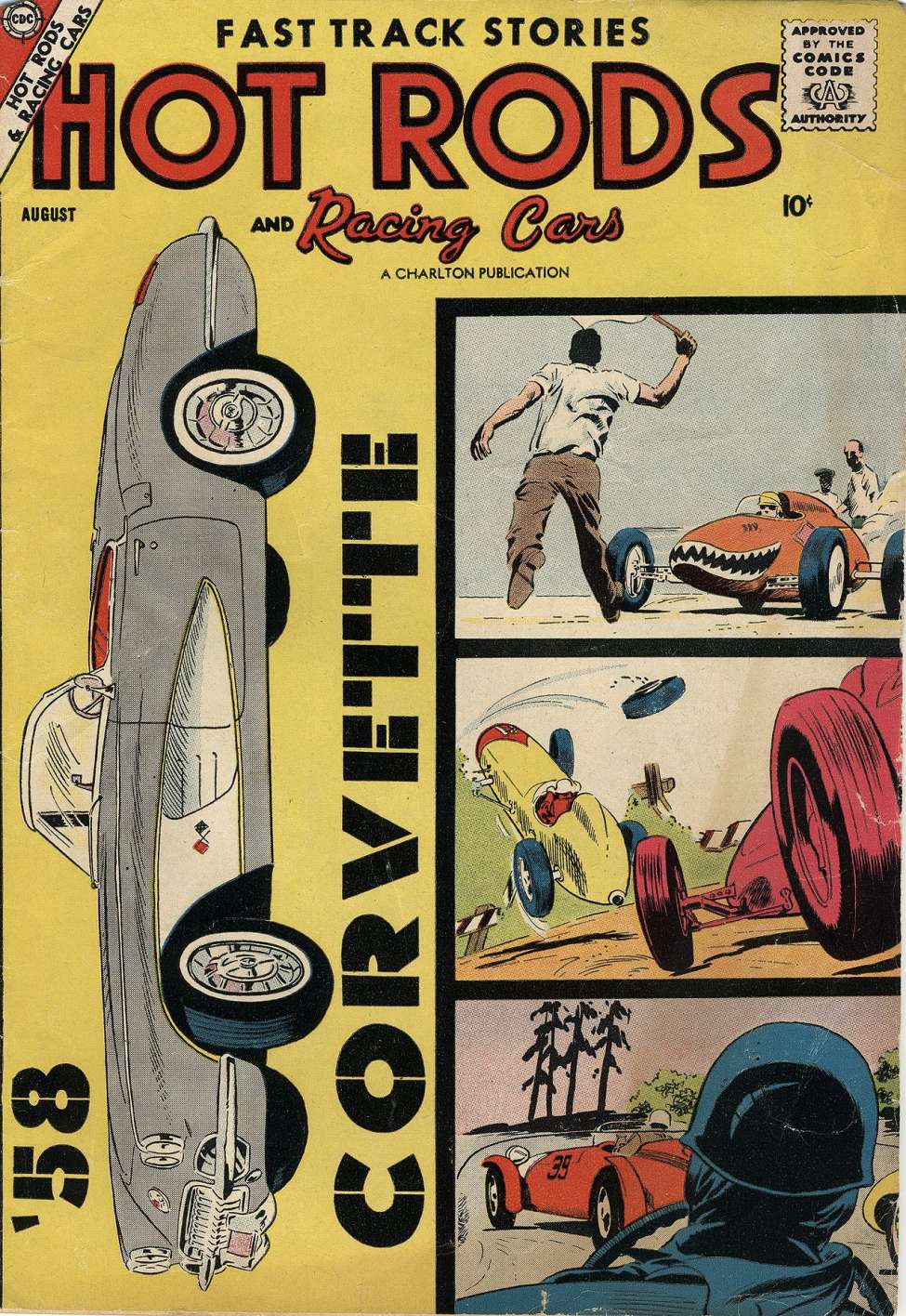 Comic Book Cover For Hot Rods and Racing Cars 36