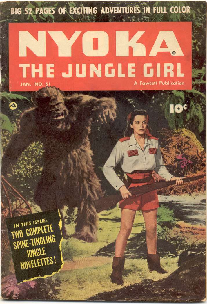 Book Cover For Nyoka the Jungle Girl 51 - Version 1
