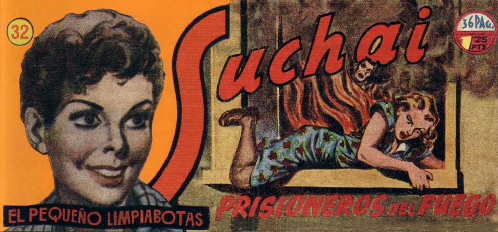 Comic Book Cover For Suchai 32 - Prisioneros del Fuego