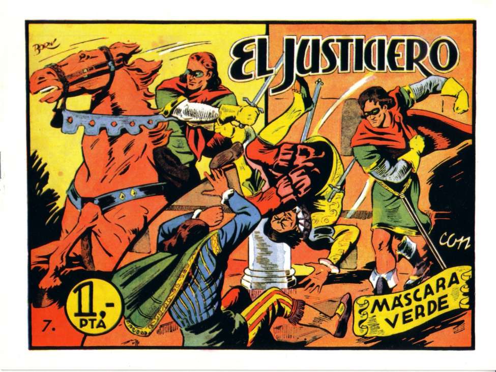 Book Cover For Mascara Verde 7 - El Justiciero