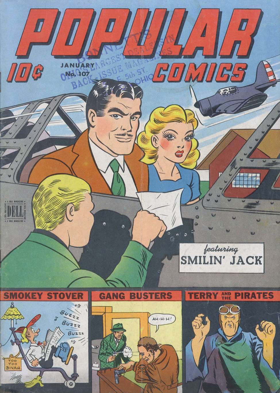 Book Cover For Popular Comics 107