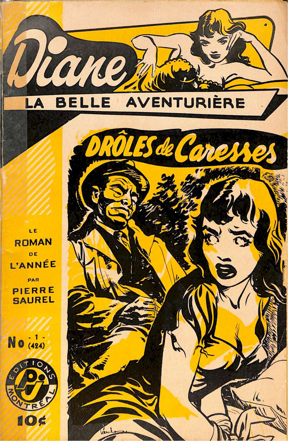 Book Cover For Diane, La Belle Aventuriere 1 - Drôles de caresses