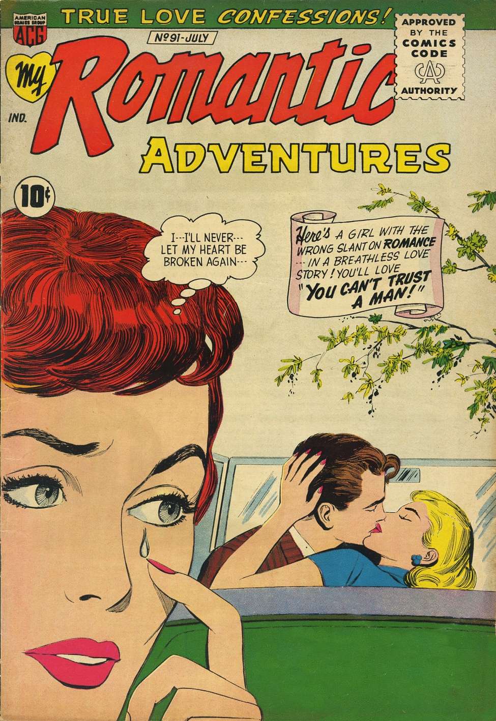 Comic Book Cover For My Romantic Adventures 91 - Version 2