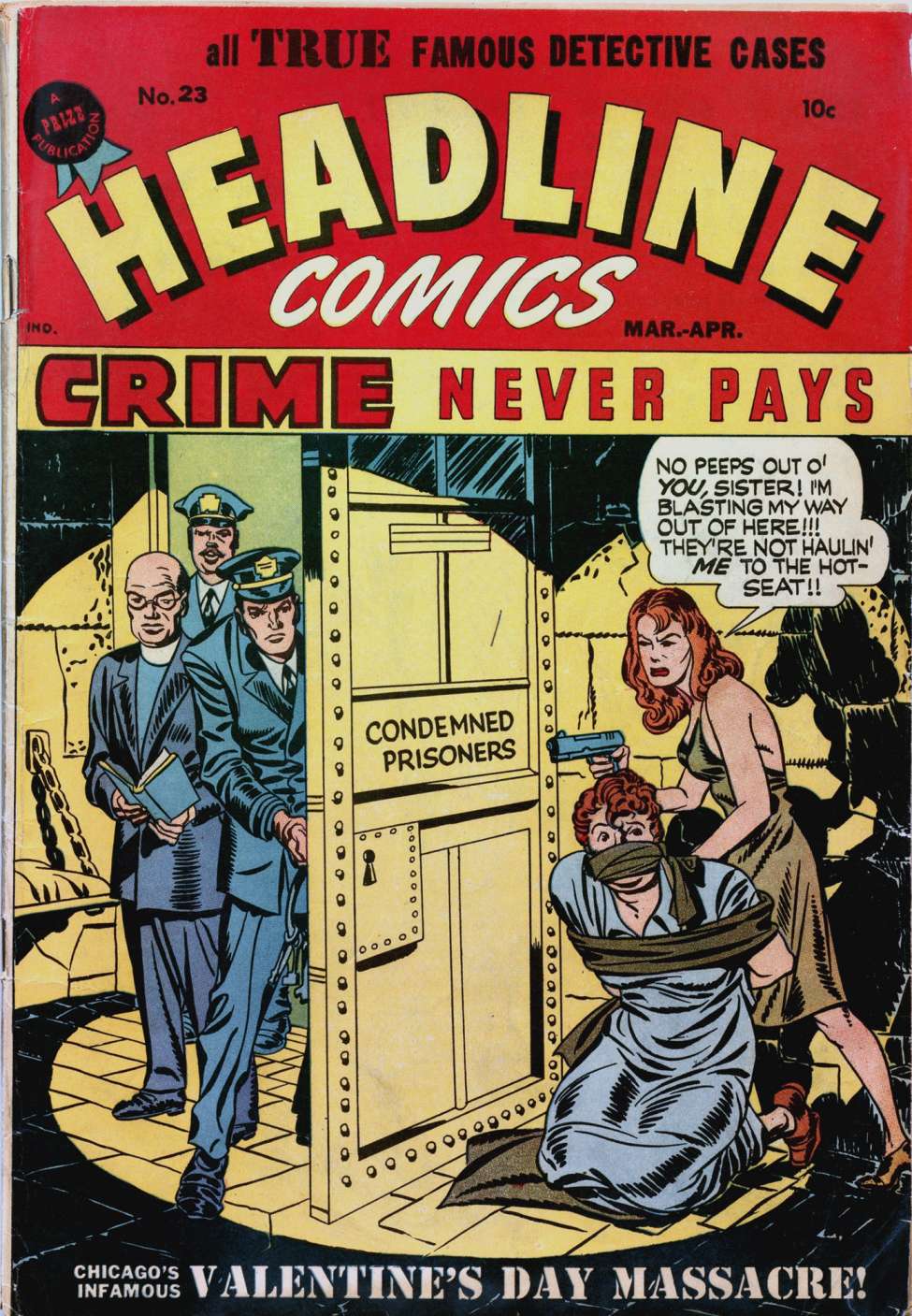 Comic Book Cover For Headline Comics 23