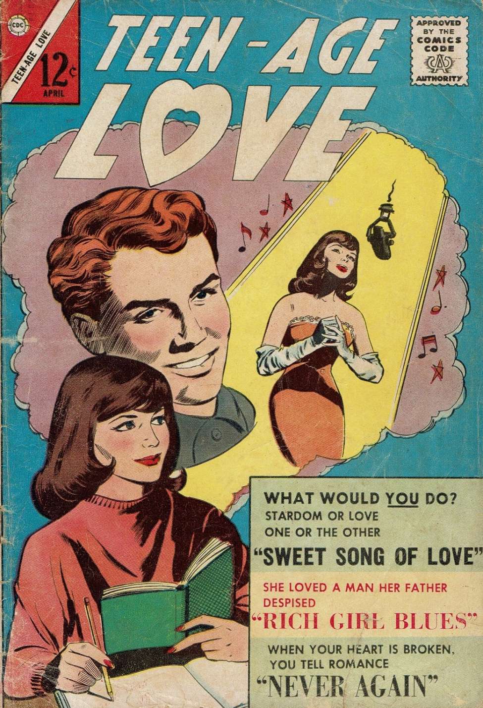 Comic Book Cover For Teen-Age Love 31