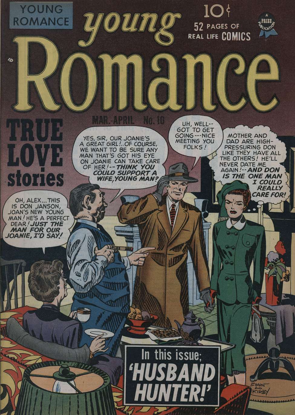 Comic Book Cover For Young Romance 10 - Version 1