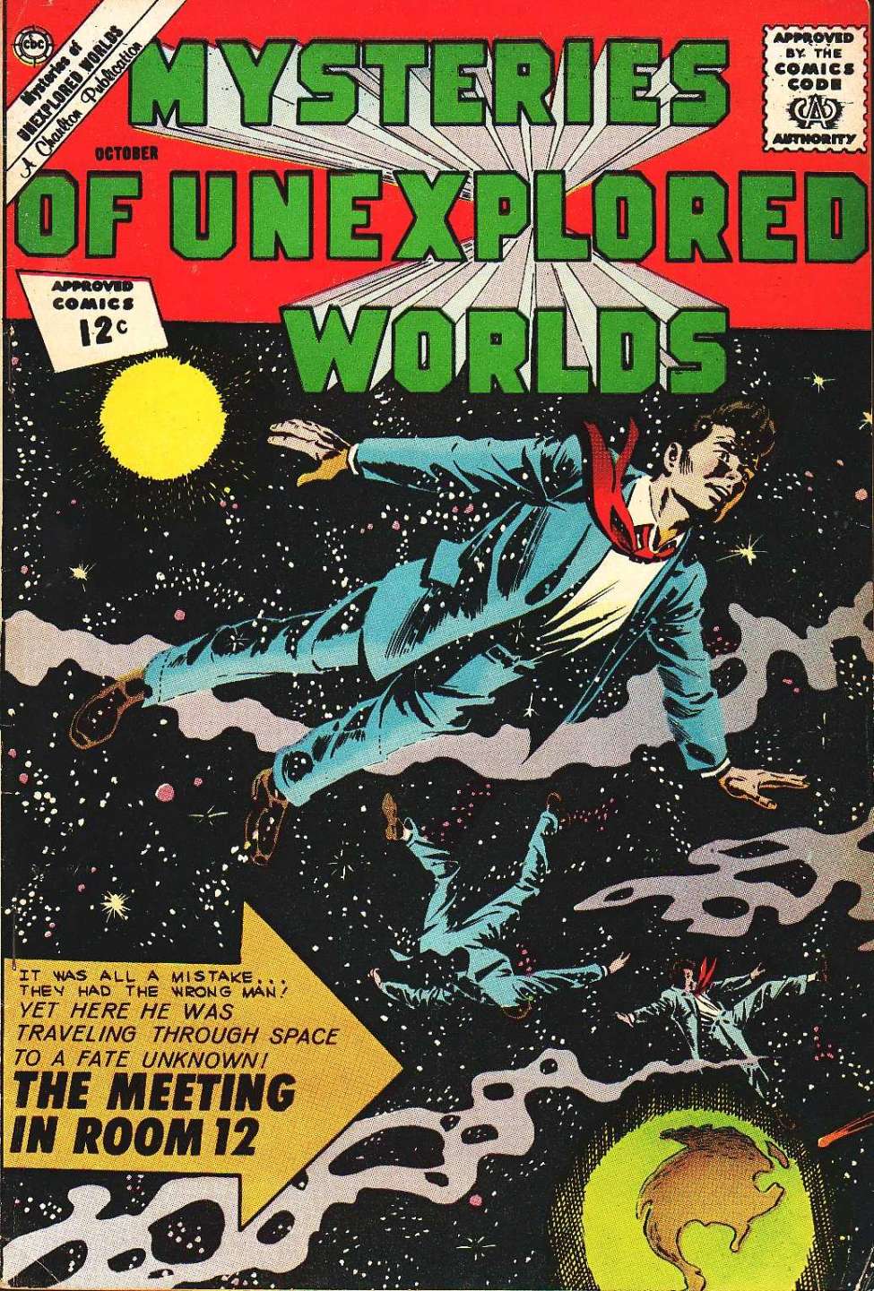 Comic Book Cover For Mysteries of Unexplored Worlds 32