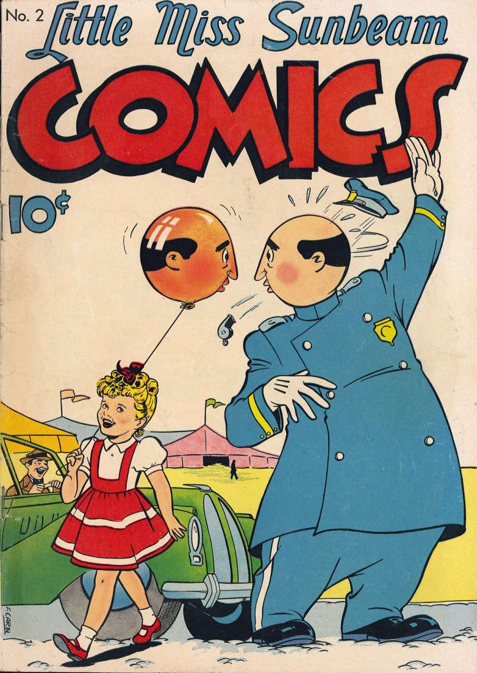 Comic Book Cover For Little Miss Sunbeam 2