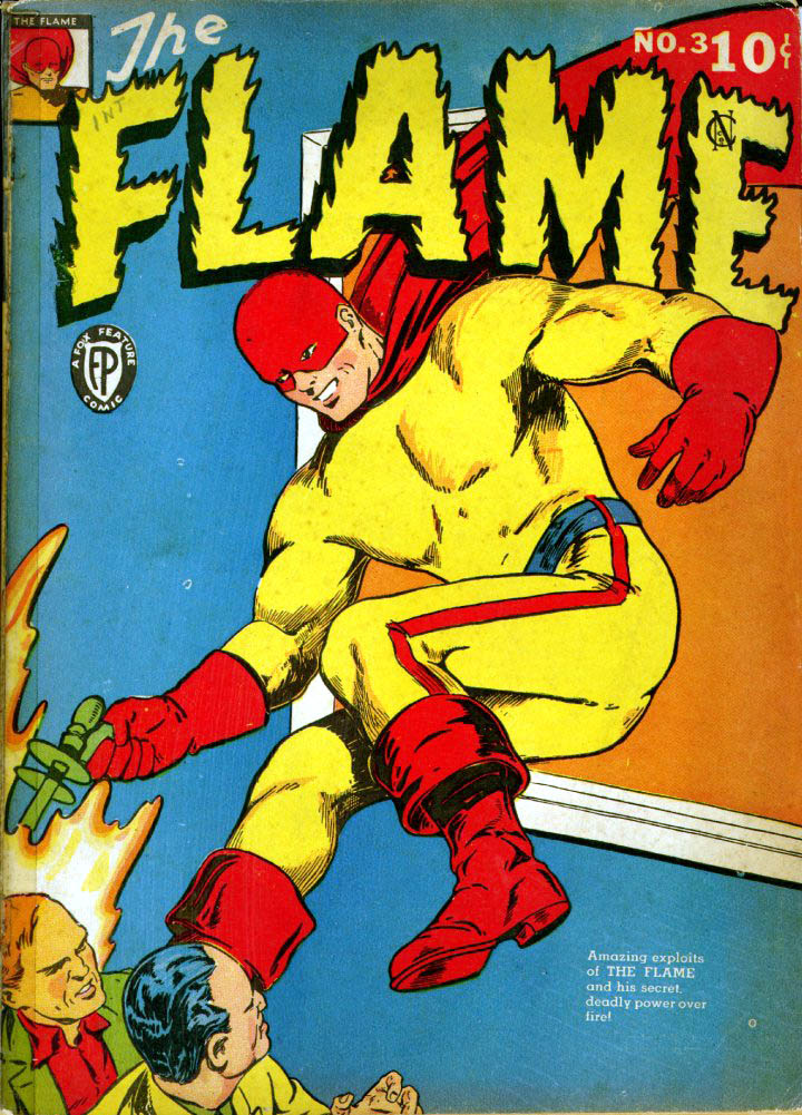Comic Book Cover For The Flame 3 - Version 1