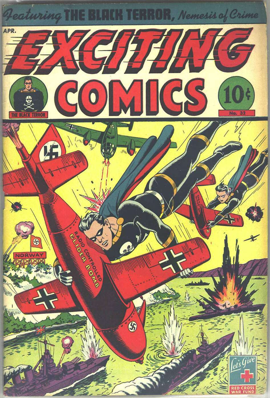 Comic Book Cover For Exciting Comics 32 - Version 1