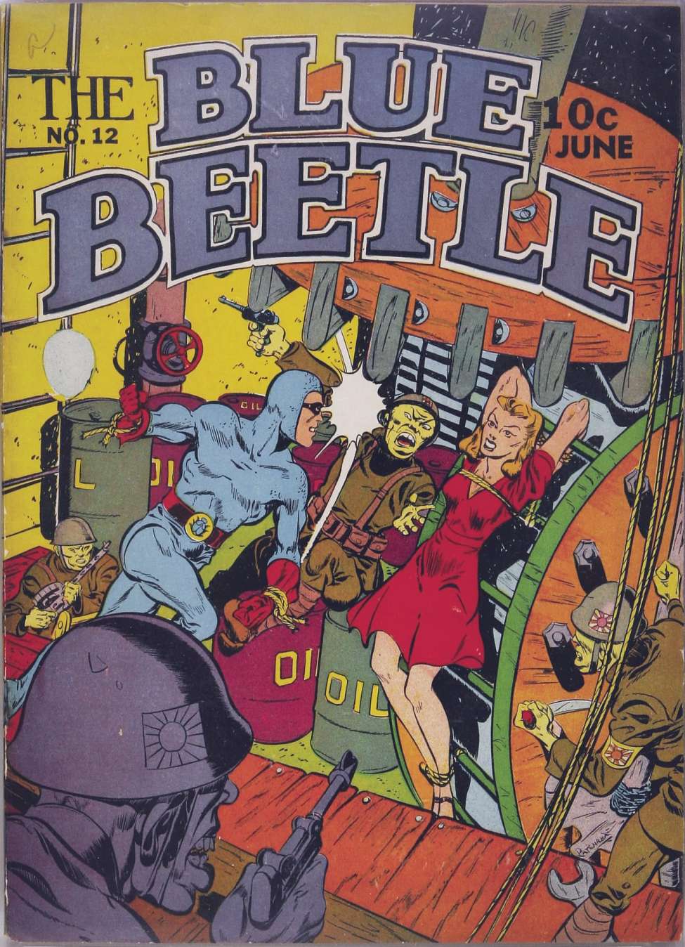 Comic Book Cover For Blue Beetle 12