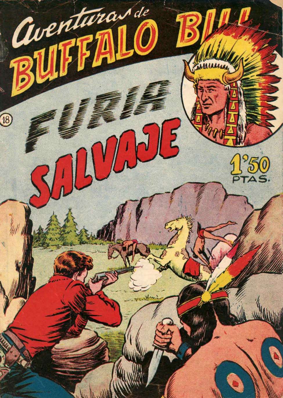 Comic Book Cover For Aventuras de Buffalo Bill 18 Furia salvaje