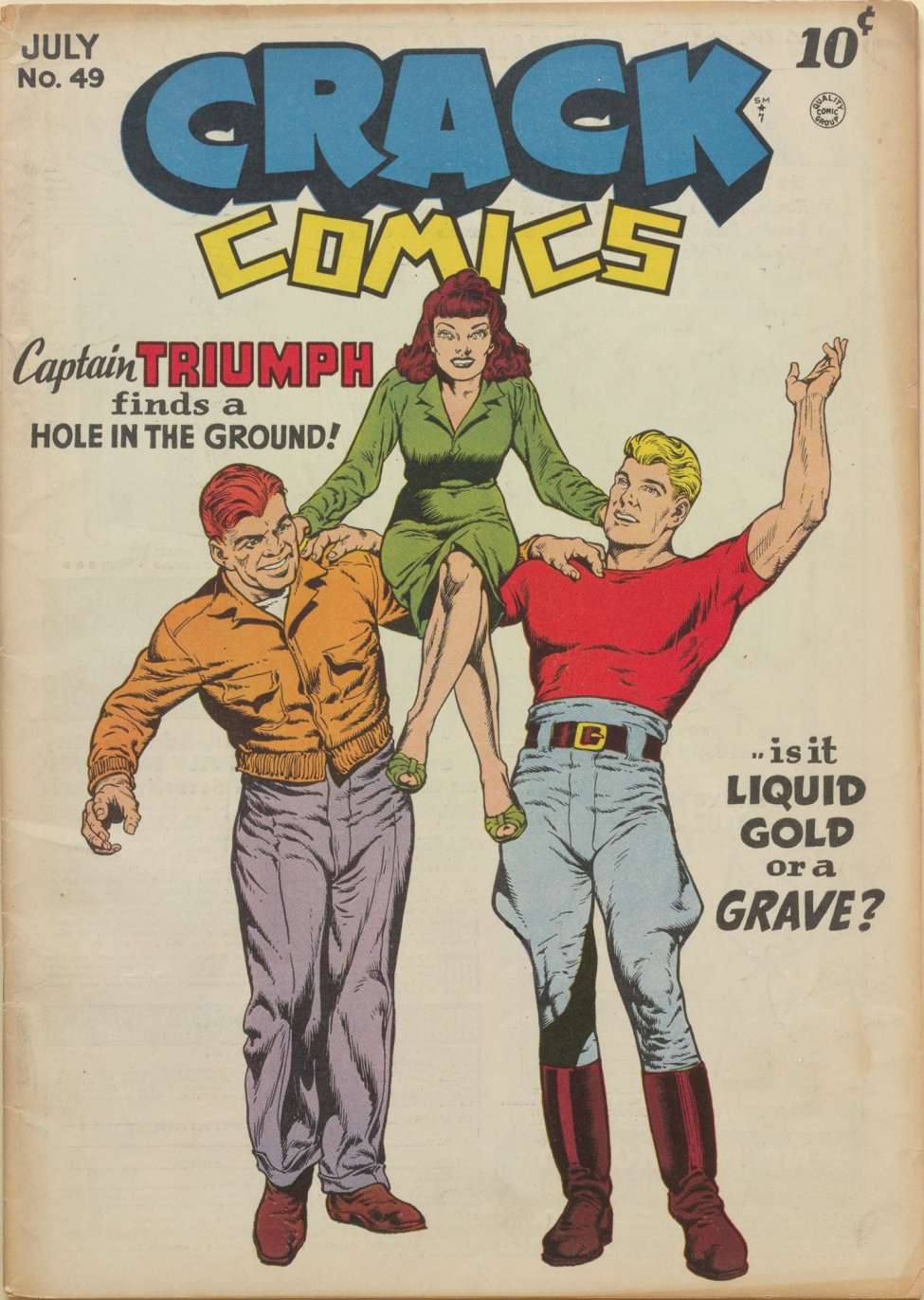 Book Cover For Crack Comics 49