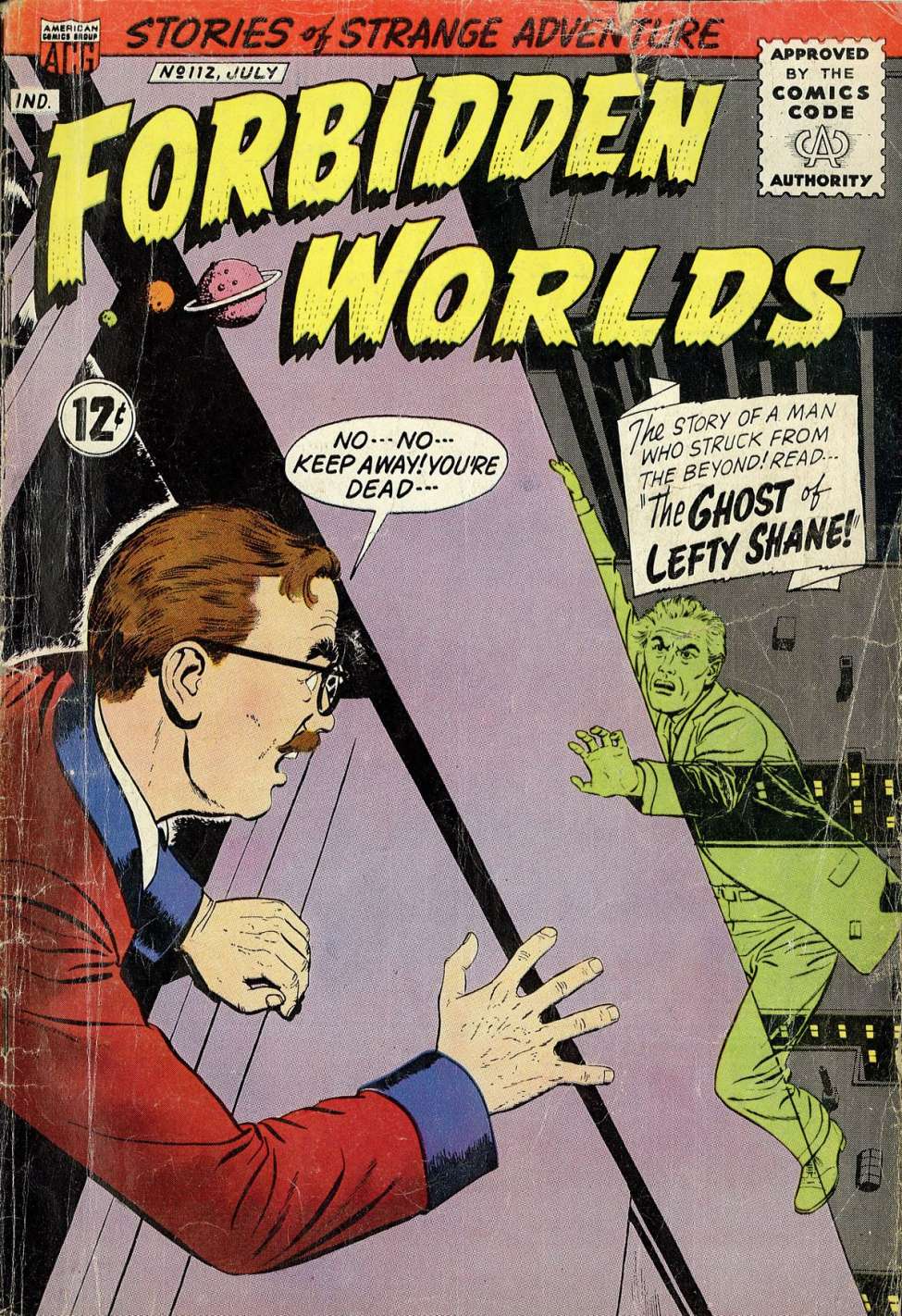 Comic Book Cover For Forbidden Worlds 112
