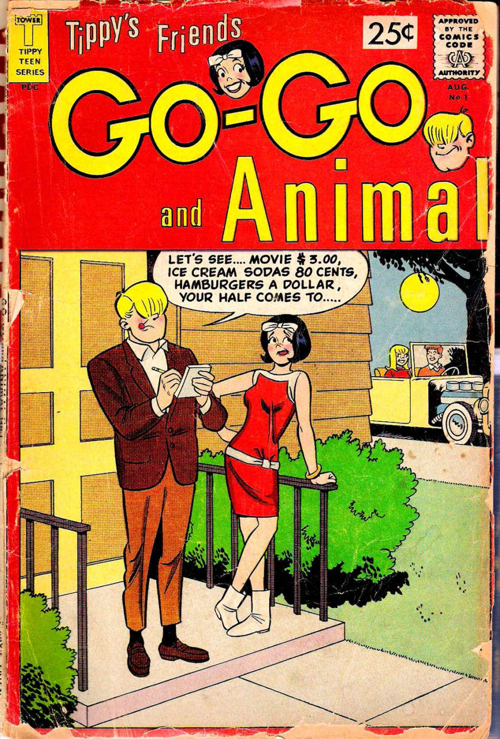Comic Book Cover For Tippy's Friends Go-Go and Animal 1