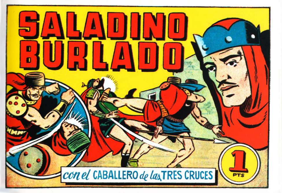 Comic Book Cover For El Caballero de las Tres Cruces 7 - Saladino burlado