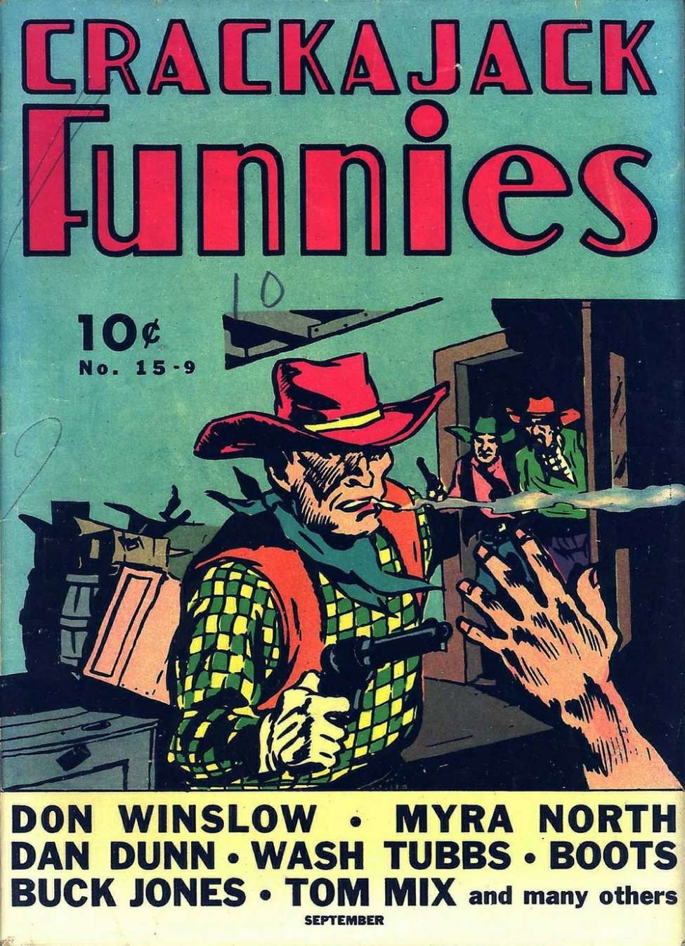 Comic Book Cover For Crackajack Funnies 15