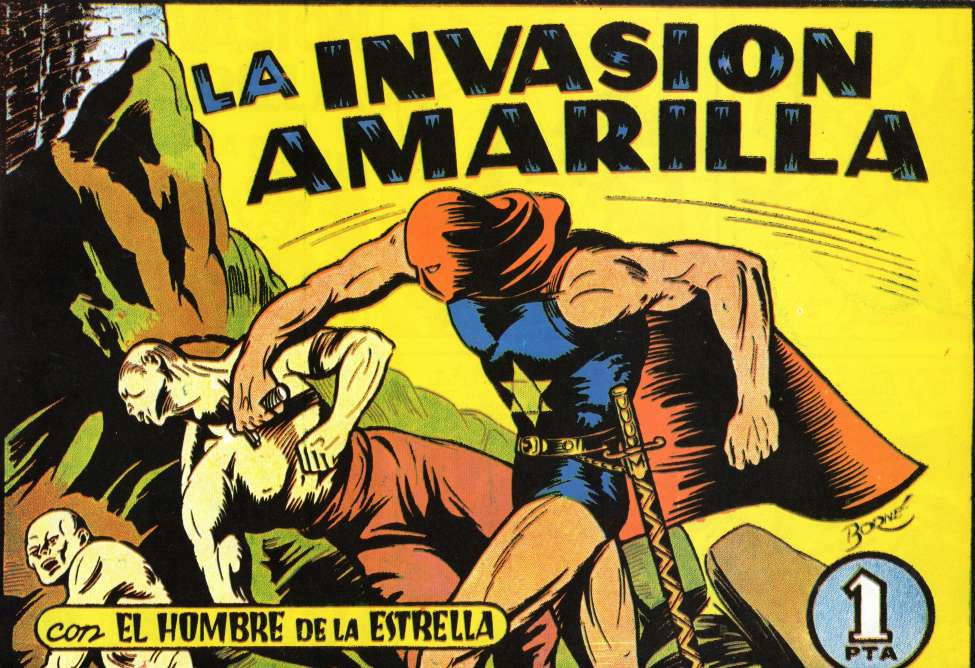 Comic Book Cover For El Hombre de la Estrella 4 - La Invasion Amarilla