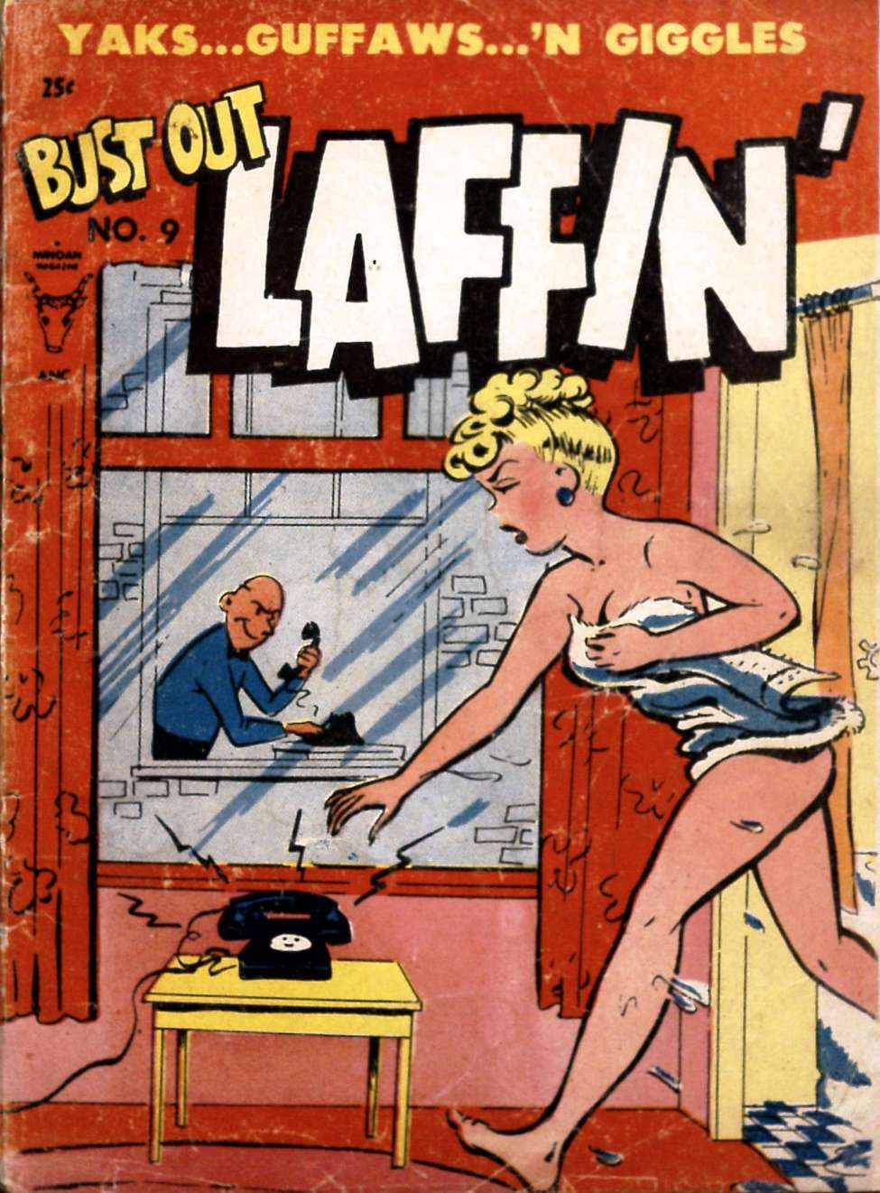 Comic Book Cover For Bust Out Laffin' 9