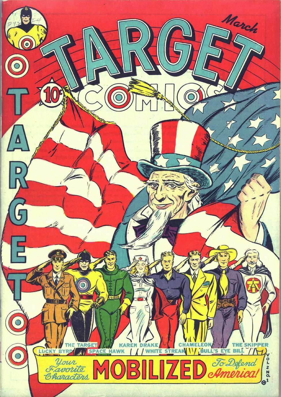 Book Cover For Target Comics v2 1