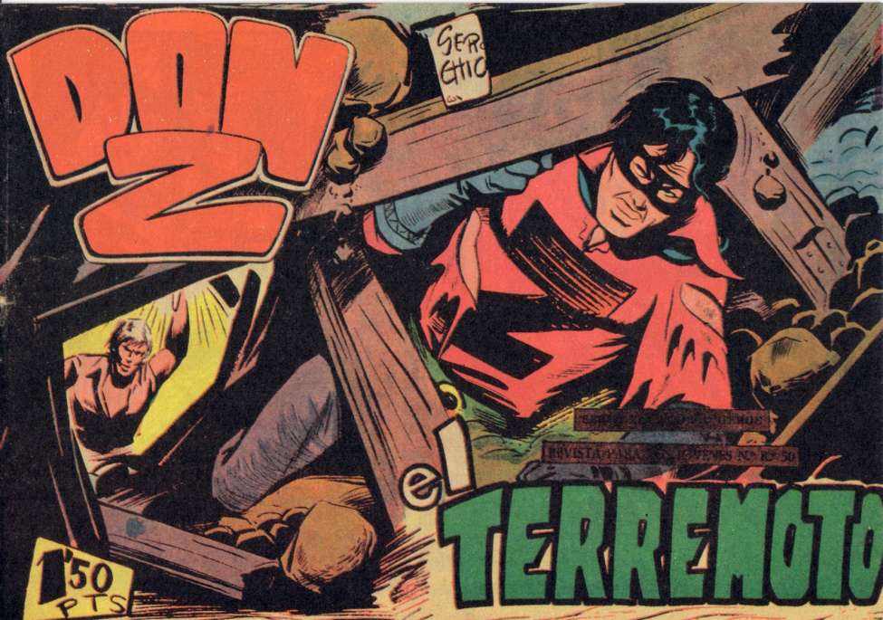 Comic Book Cover For Don Z 20 - El Terremoto