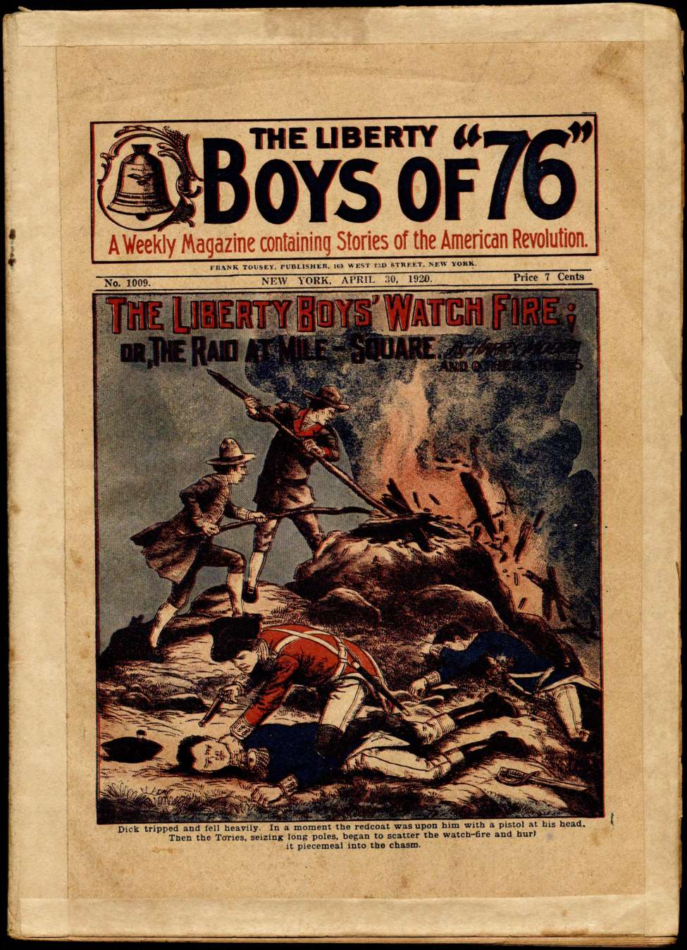 Book Cover For The Liberty Boys of 76 1009 - The Liberty Boys' Watch Fire