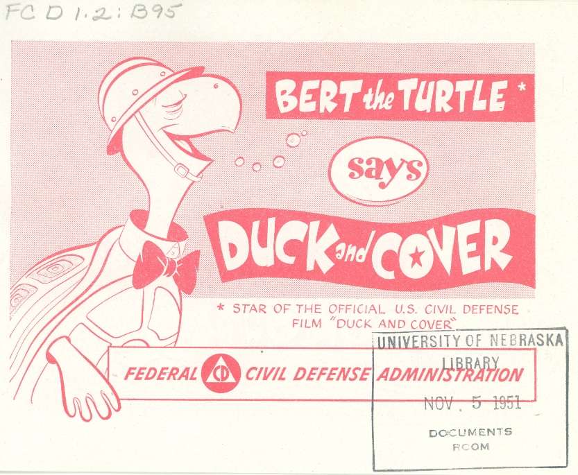 Book Cover For Bert The Turtle Says Duck And Cover