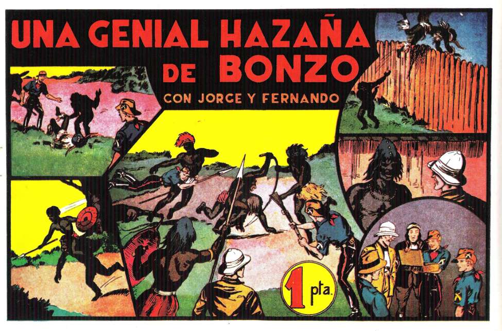 Comic Book Cover For Jorge y Fernando 35 - Una genial hazaña de Bonzo