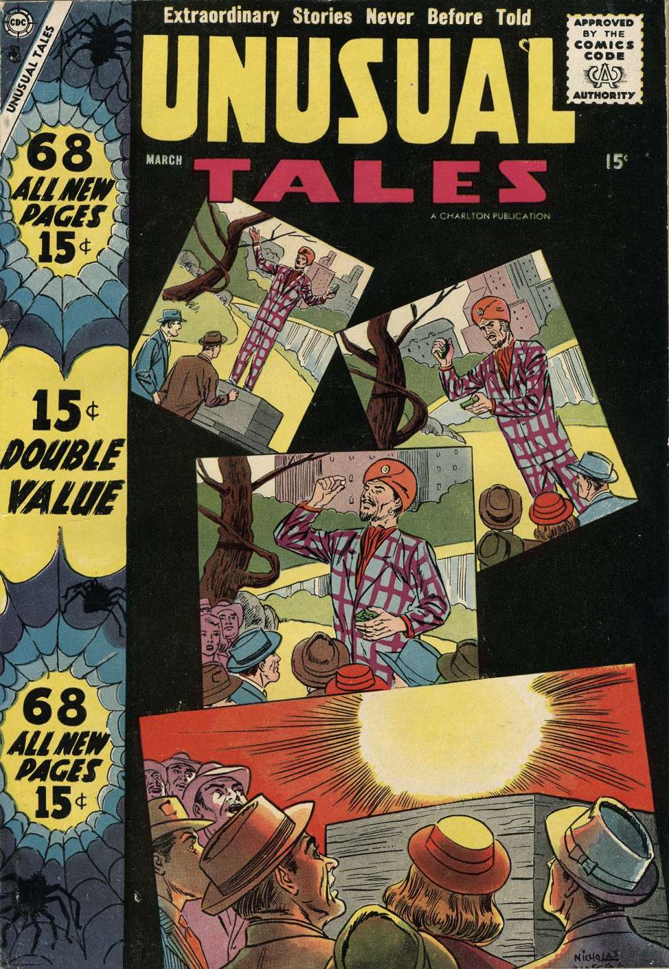 Comic Book Cover For Unusual Tales 11